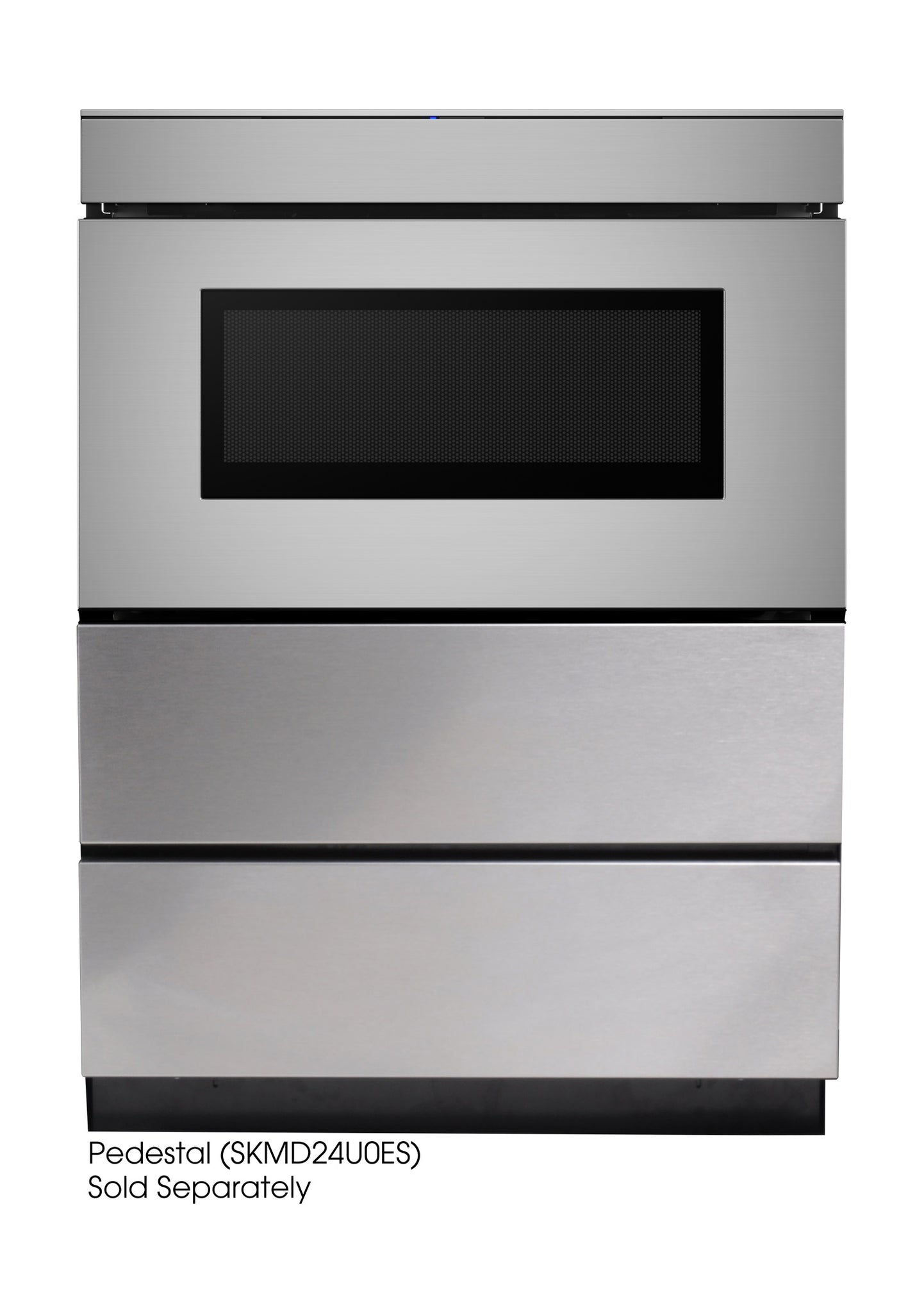 24 in. 1.2 cu. ft. 950W Sharp Stainless Steel Smart Easy Wave Open Microwave Drawer Oven (SMD2479JS)