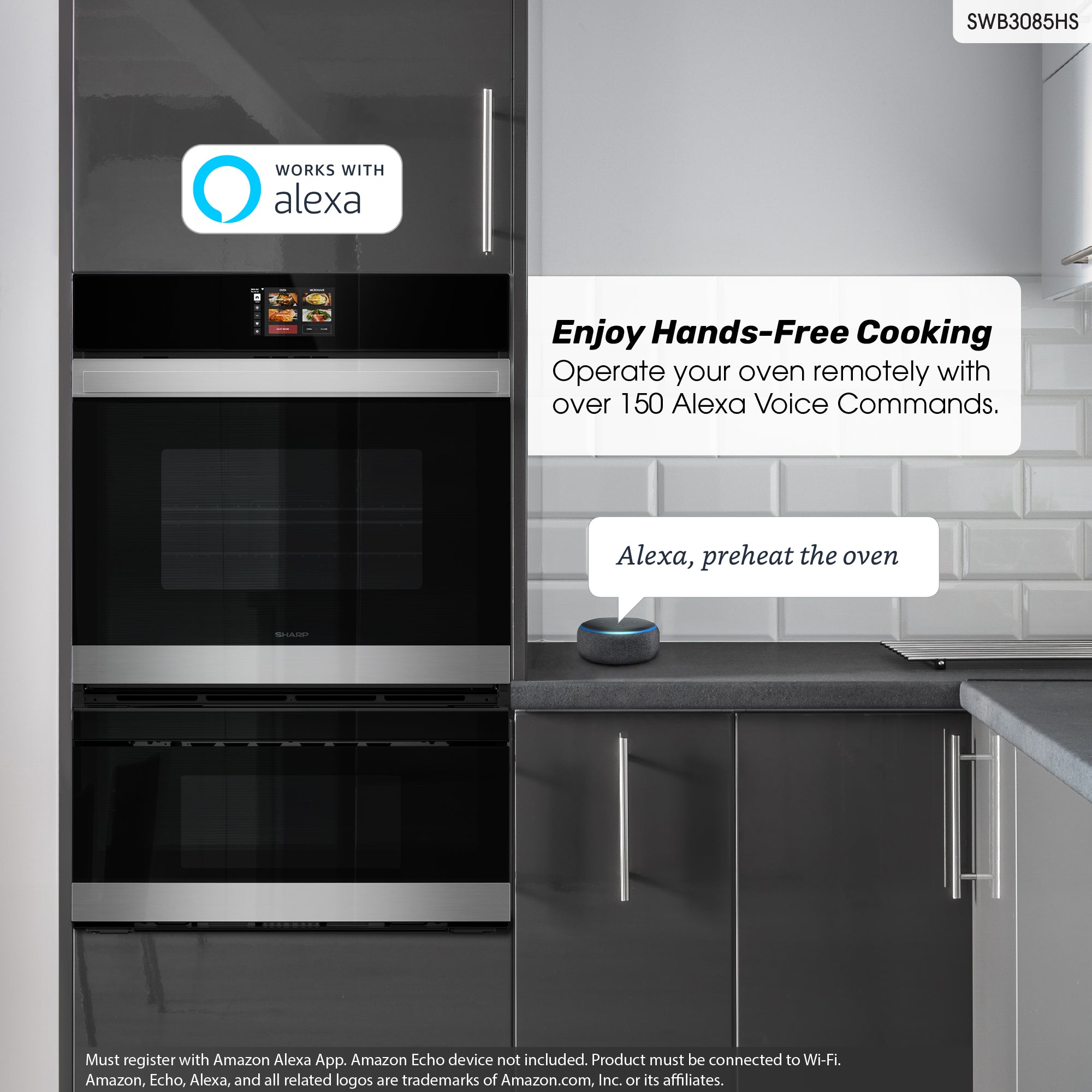 30 in. Smart Convection Wall Oven with Microwave Drawer Oven (SWB3085HS)