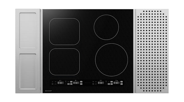 Sharp 24 in. Induction Cooktop with Side Accessories (SCH2443GB)