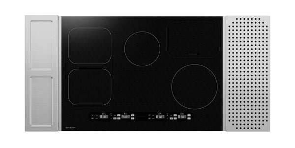 Sharp 30 in. Induction Cooktop with Side Accessories (SCH3043GB)