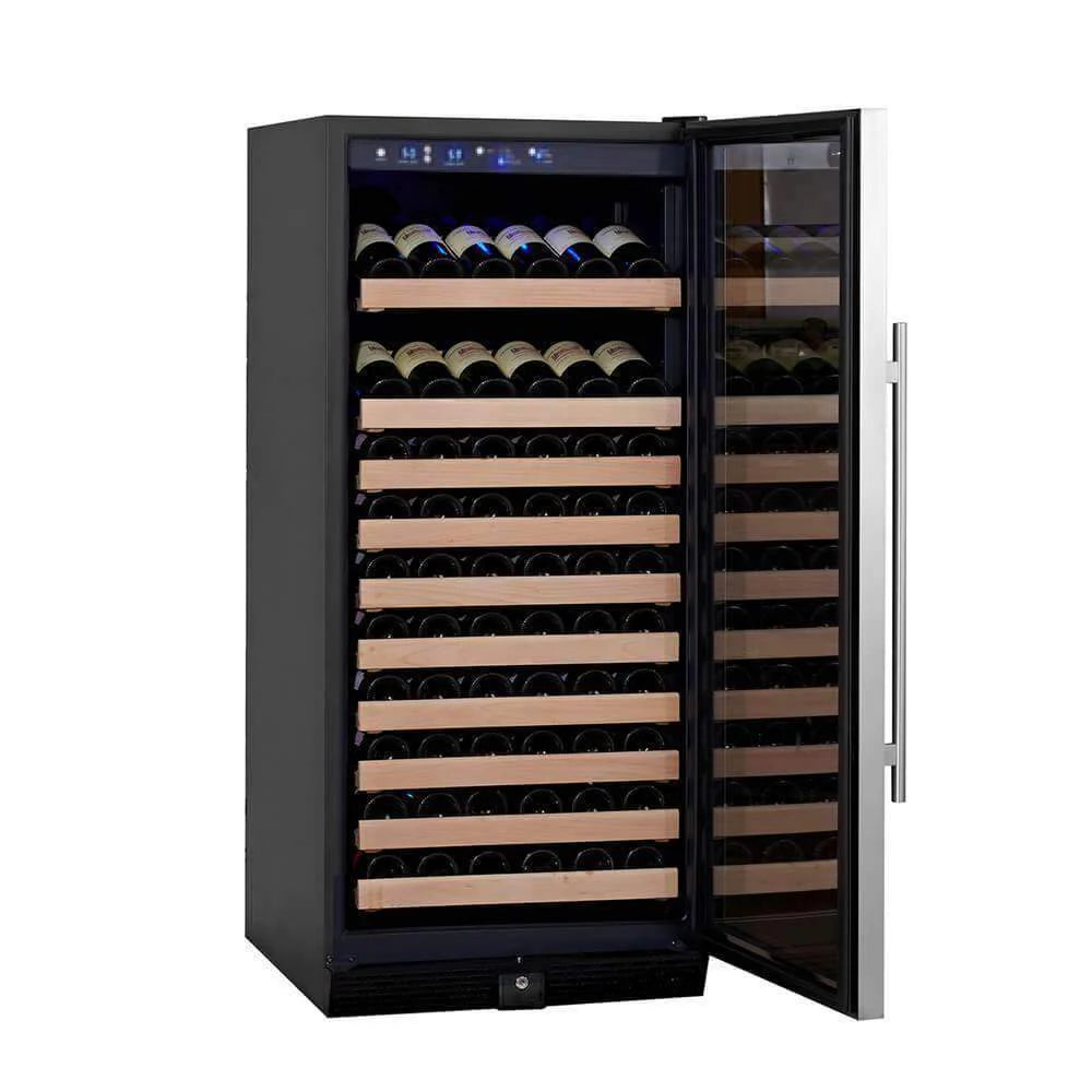 Kings Bottle 100 Bottle Kitchen Wine Refrigerator Freestanding Wine Refrigerator KBU100WX-SS LHH  KBU100WX-SS RHH