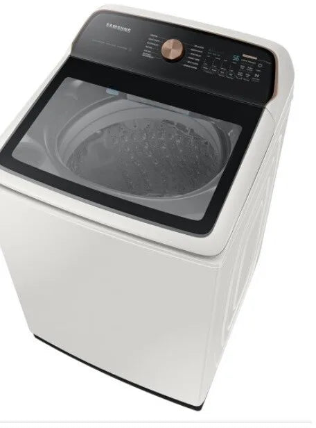 5.5 cu. ft. Extra-Large Capacity Smart Top Load Washer with Auto Dispense System in Ivory