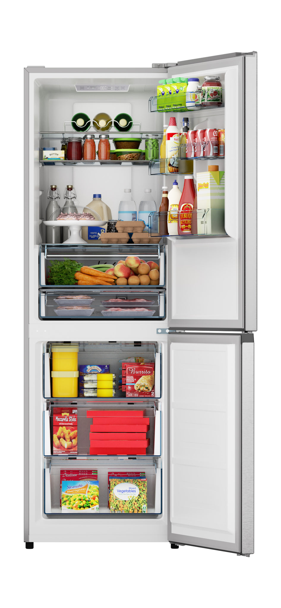 Sharp 24 in. Bottom-Freezer Counter-Depth Refrigerator (SJB1255GS)