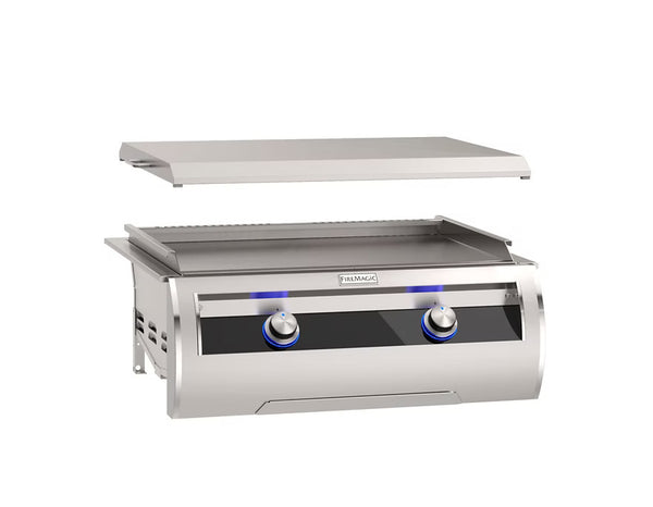 Fire Magic Echelon E660i Built-In Griddle w/ Black Glass Control Panel