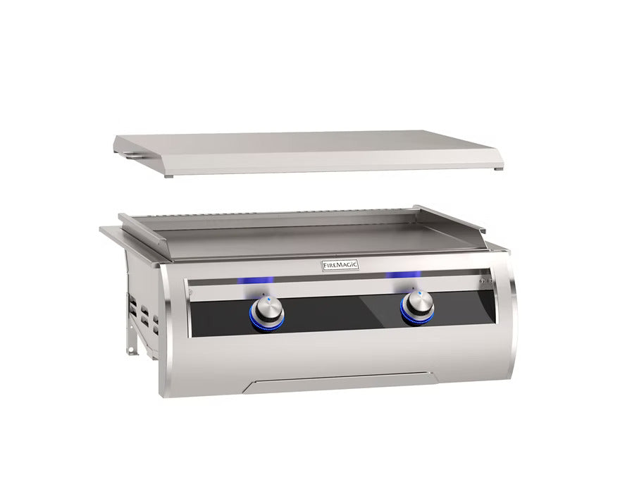 Fire Magic Echelon E660i Built-In Griddle w/ Black Glass Control Panel