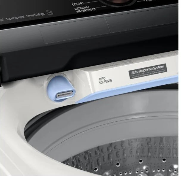 5.5 cu. ft. Extra-Large Capacity Smart Top Load Washer with Auto Dispense System in Ivory
