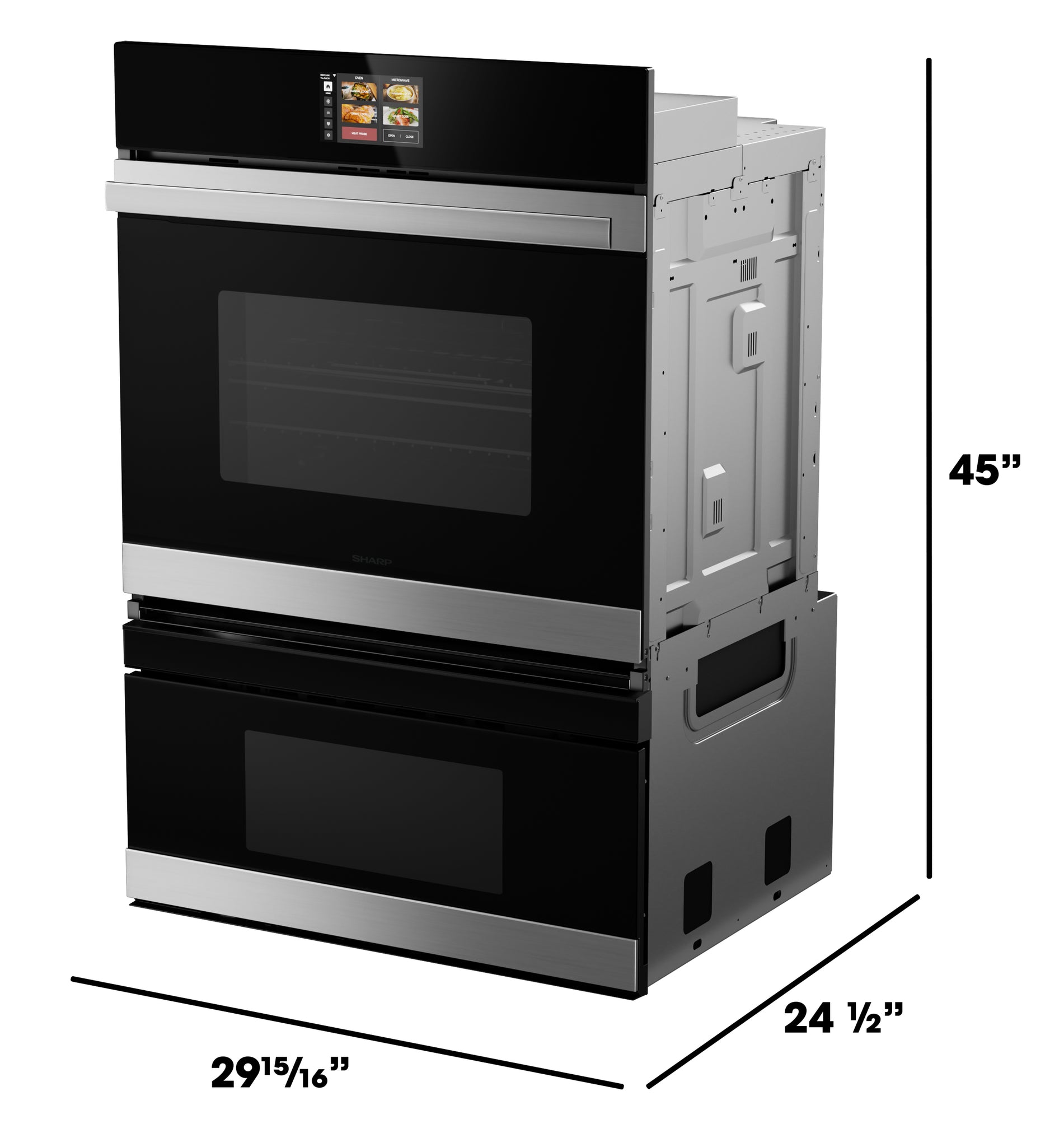 30 in. Smart Convection Wall Oven with Microwave Drawer Oven (SWB3085HS)
