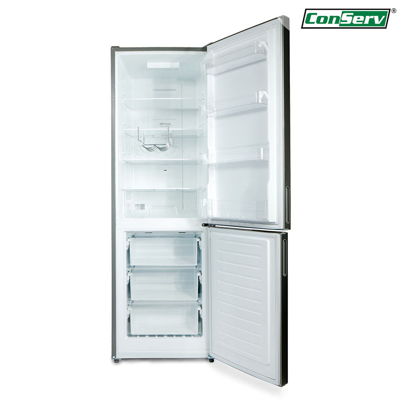 Equator Appliance Conserv 11cf Bottom Freezer Refrigerator 24in W/ WINE RACK Stainless 110V  refrigerator