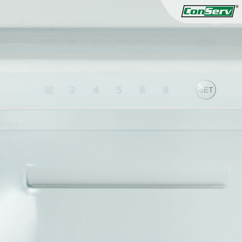 Equator Appliance Conserv 11cf Bottom Freezer Refrigerator 24in W/ WINE RACK Stainless 110V  refrigerator