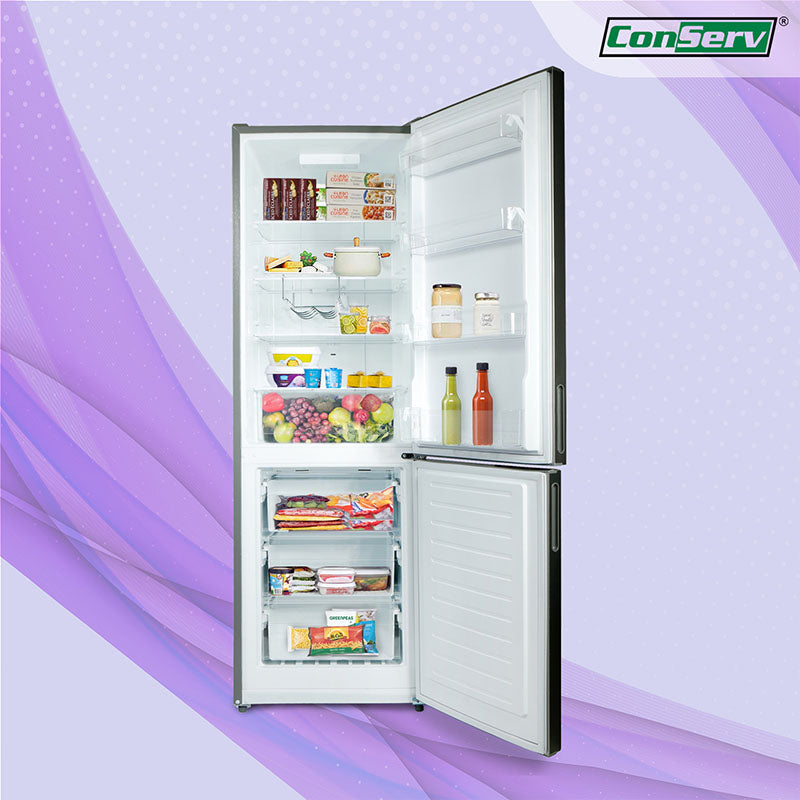 Equator Appliance Conserv 11cf Bottom Freezer Refrigerator 24in W/ WINE RACK Stainless 110V  refrigerator