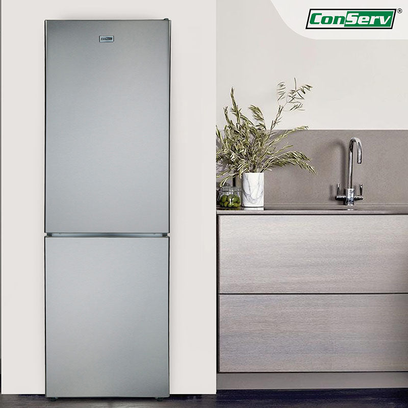 Equator Appliance Conserv 11cf Bottom Freezer Refrigerator 24in W/ WINE RACK Stainless 110V  refrigerator