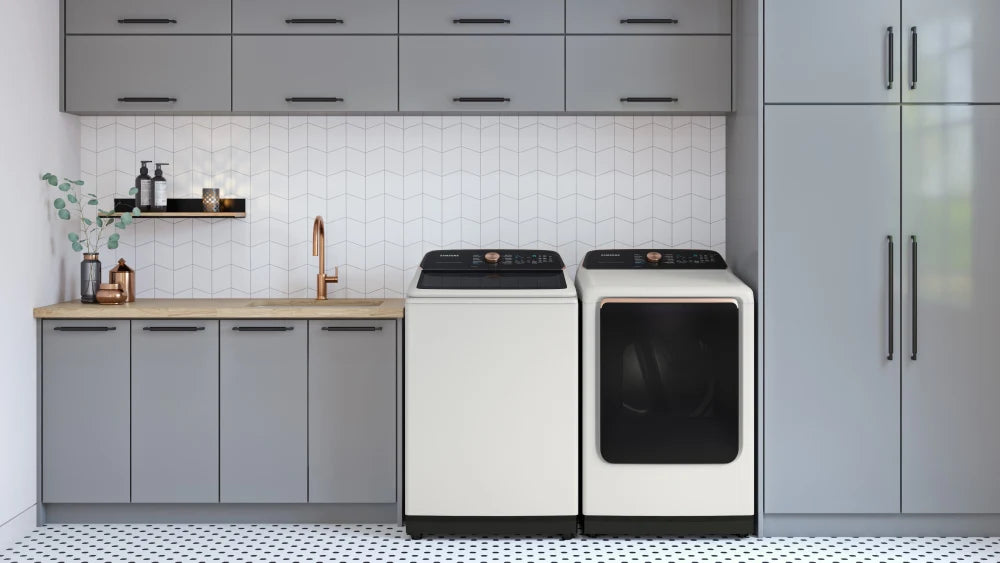 7.4 cu. ft. Smart Electric Dryer with Steam Sanitize+ in Ivory