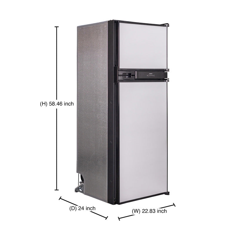 Equator Appliance Conserv 12V/DC Refrigerator Freezer 10cf Stainless For RV BOAT OFF-GRID 2 Doors refrigerator