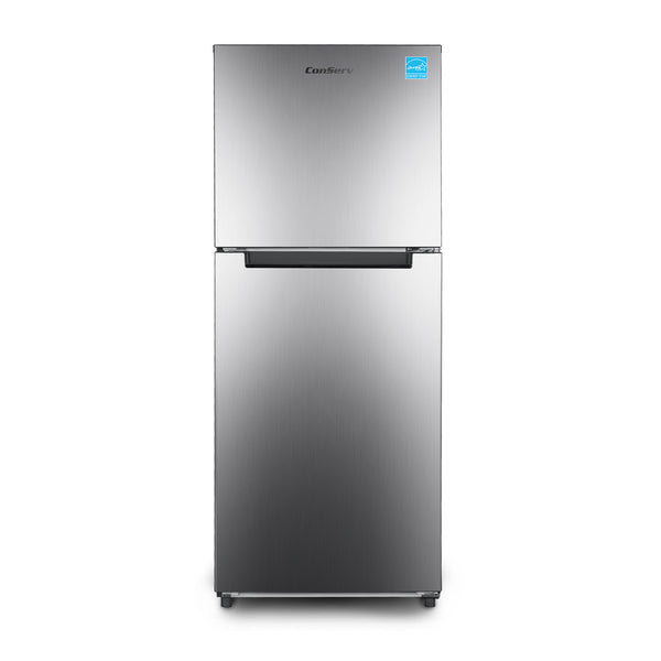 Equator Appliances Conserv 10 Cu.Ft Stainless Top Freezer Refrigerator Frost Free With Reversible Door MDRF 1010ESE  refrigerator