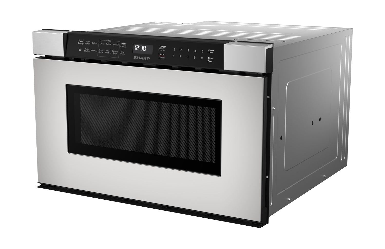 24 in. 1.2 cu. ft. Built-In Stainless Steel Microwave Drawer Oven (SMD2440JS)