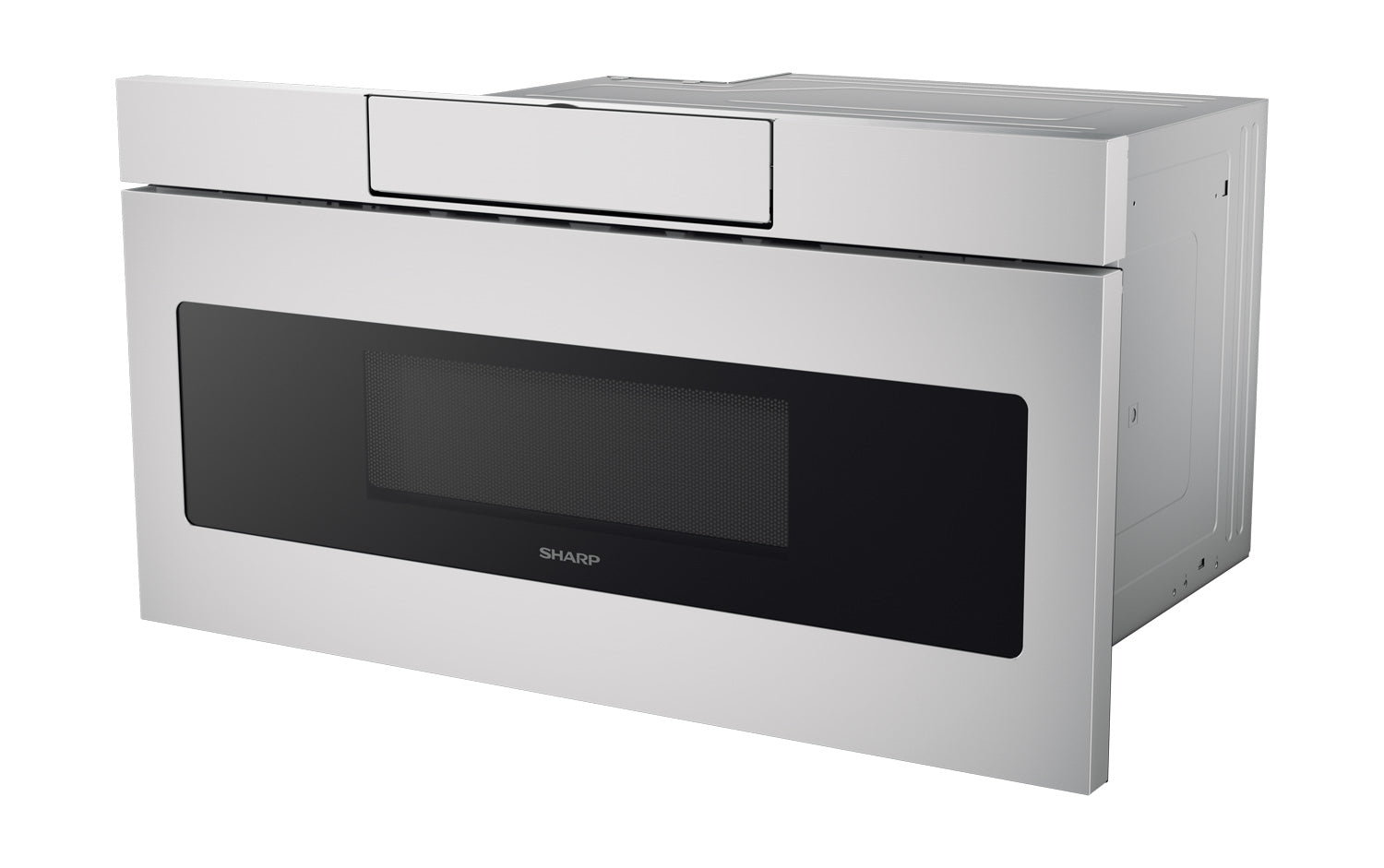 30 in. 1.2 cu. ft. 950W Sharp Stainless Steel Microwave Drawer Oven (SMD3070ASY)