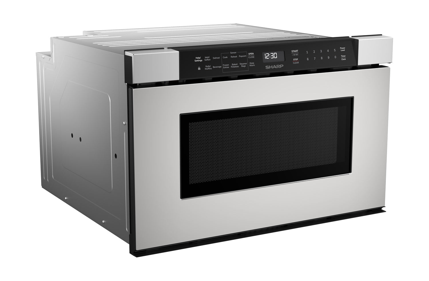 24 in. 1.2 cu. ft. Built-In Stainless Steel Microwave Drawer Oven (SMD2440JS)