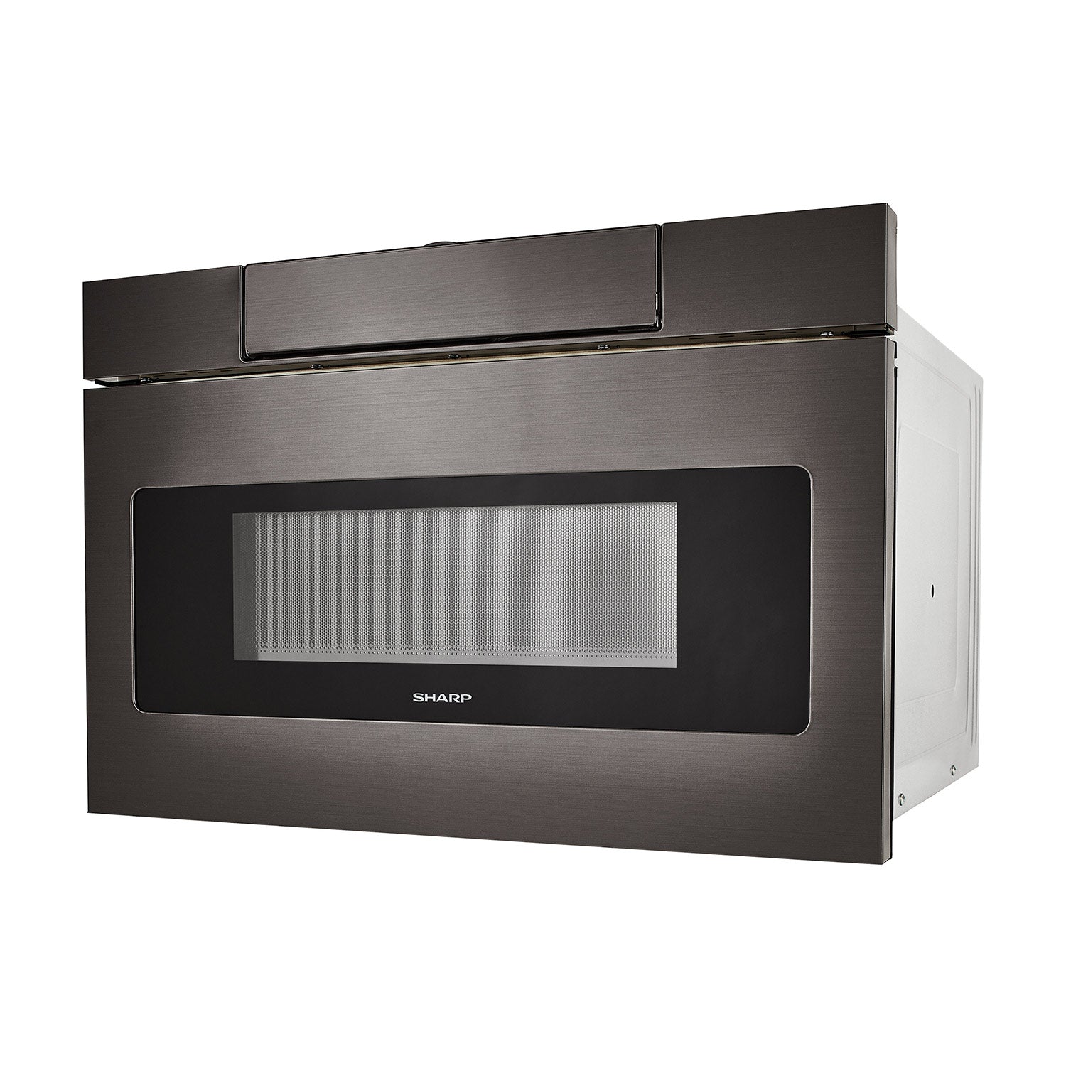 24 in. 1.2 cu. ft. 950W Sharp Black Stainless Steel Microwave Drawer Oven (SMD2470AH)