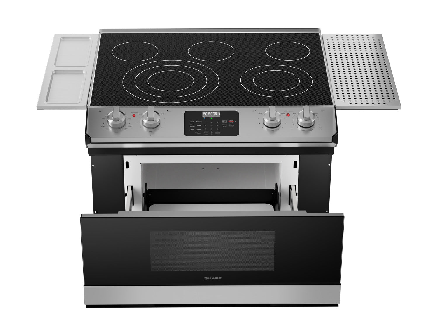 Smart Radiant Rangetop with Microwave Drawer Oven (STR3065HS)