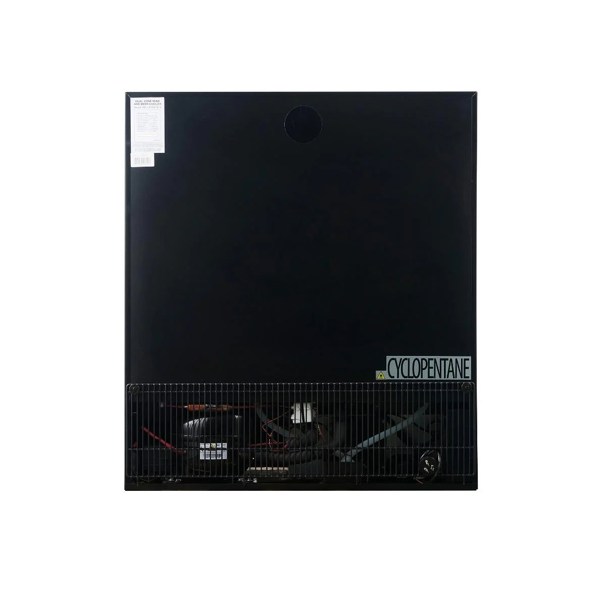 KingsBottle 30" Combination Beer and Wine Cooler with Low-E Glass Door WINE AND BEER KBU165BW-SSKBU165BW-BLK  COMBO