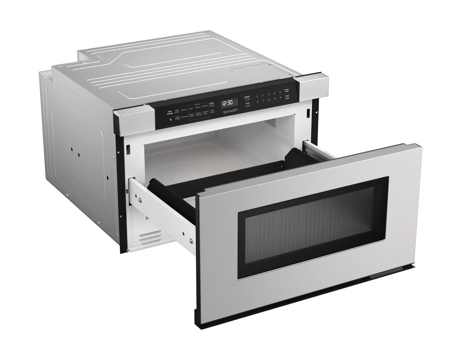 24 in. 1.2 cu. ft. Built-In Stainless Steel Microwave Drawer Oven (SMD2440JS)