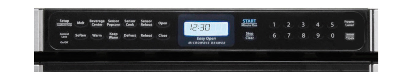 24 in. 1.2 cu. ft. 950W Sharp Easy Open Stainless Steel Microwave Drawer (KB6524PSY)