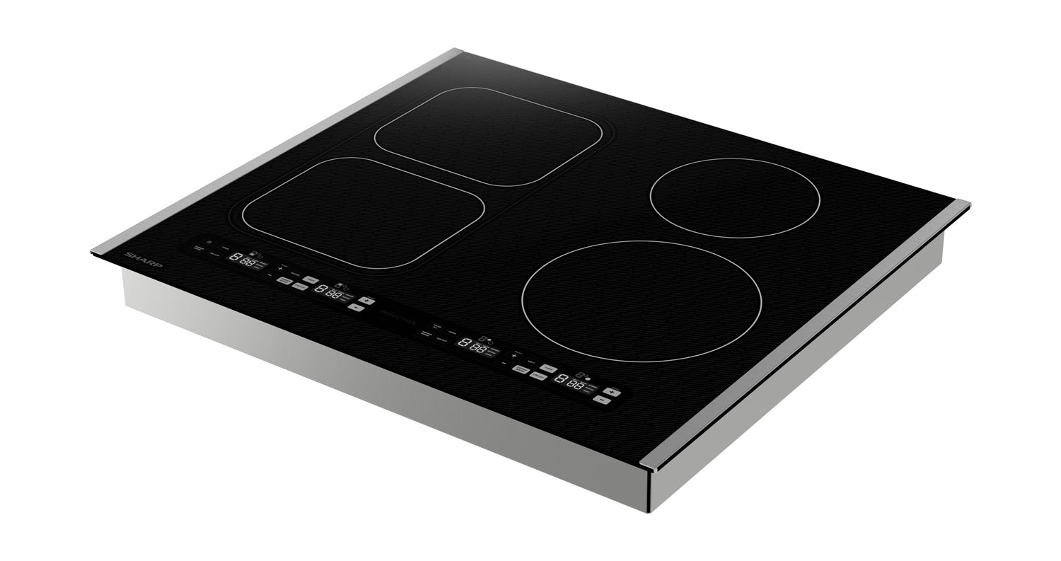 Sharp 24 in. Induction Cooktop with Side Accessories (SCH2443GB)