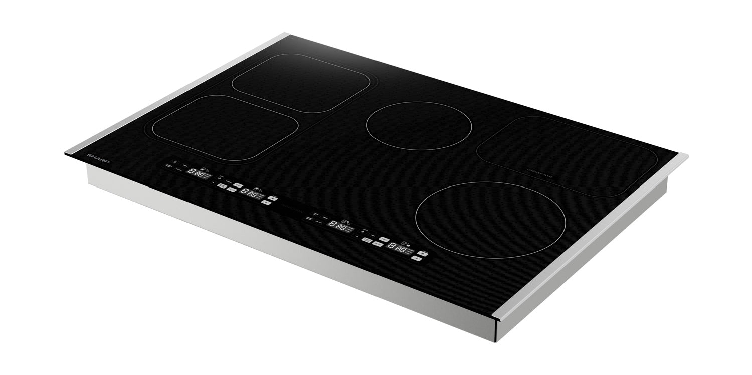 Sharp 30 in. Induction Cooktop with Side Accessories (SCH3043GB)