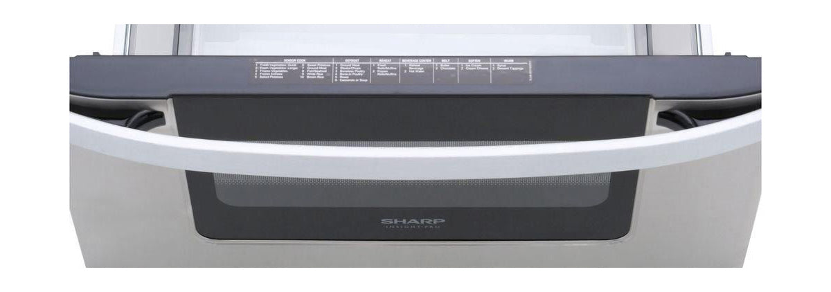 24 in. 1.2 cu. ft. 950W Sharp Easy Open Stainless Steel Microwave Drawer (KB6524PSY)