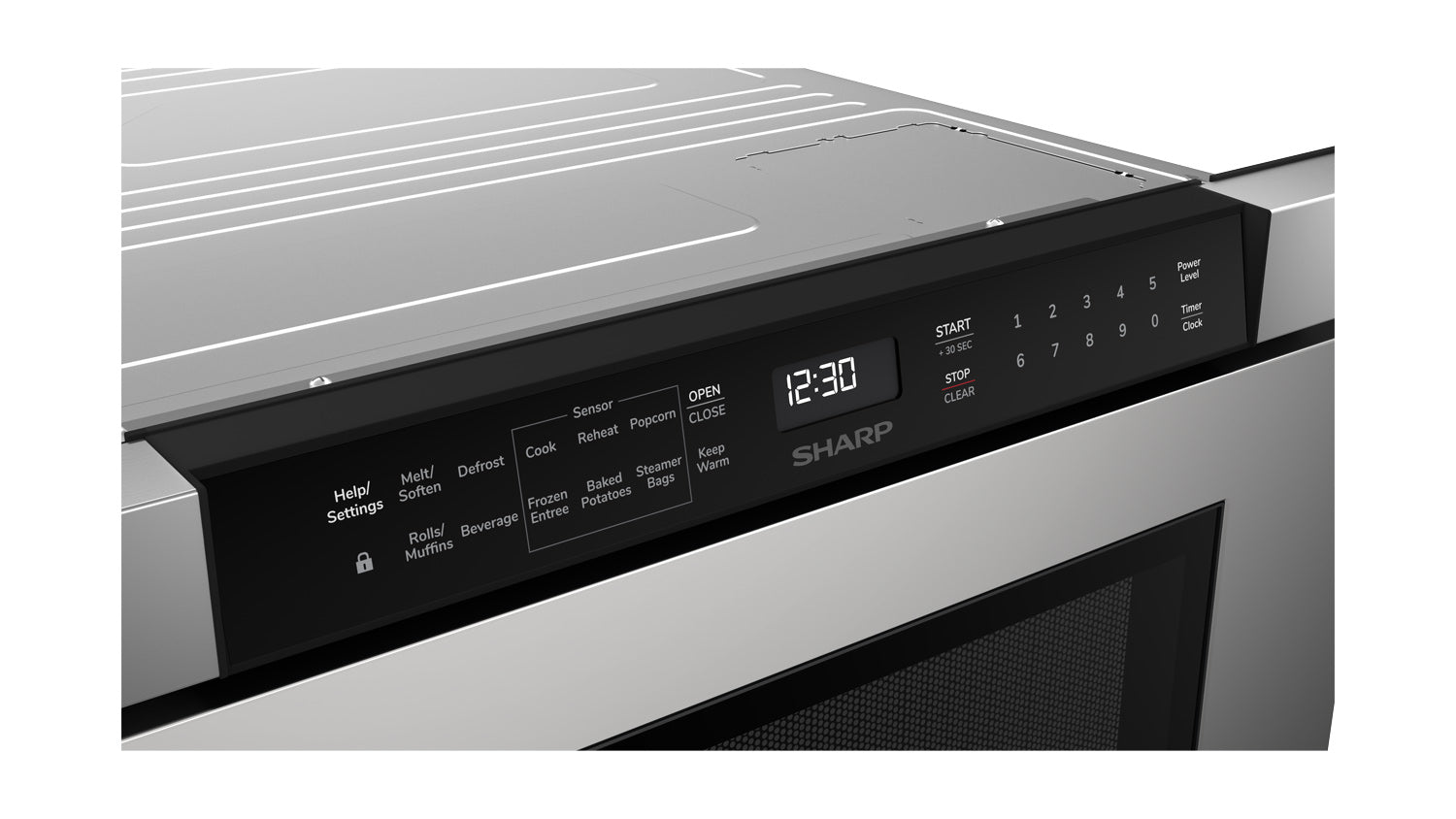 24 in. 1.2 cu. ft. Built-In Stainless Steel Microwave Drawer Oven (SMD2440JS)