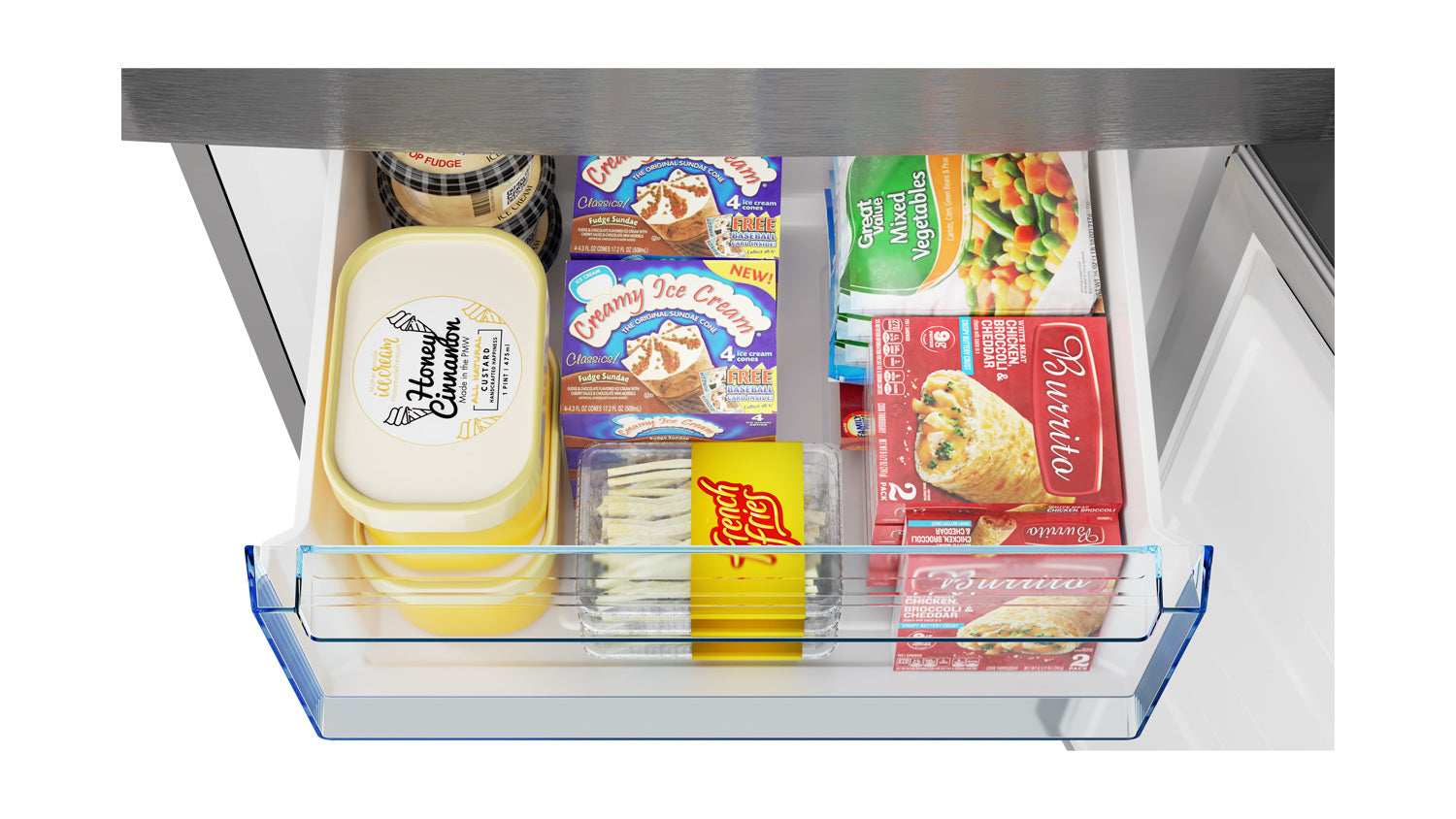 Sharp 24 in. Bottom-Freezer Counter-Depth Refrigerator (SJB1255GS)