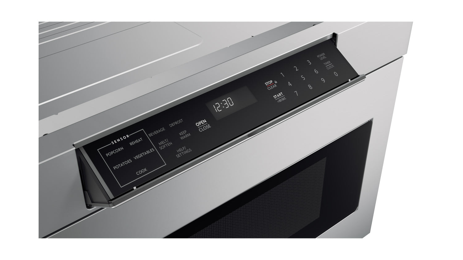 24 in. 1.2 cu. ft. 950W Sharp Stainless Steel Microwave Drawer Oven (SMD2470ASY)