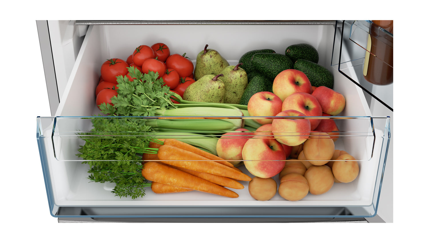 Sharp 24 in. Bottom-Freezer Counter-Depth Refrigerator (SJB1255GS)