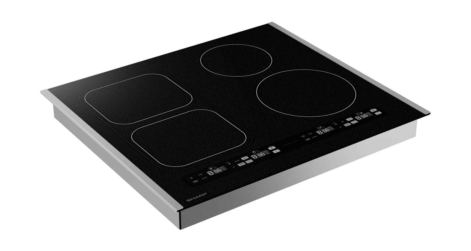 Sharp 24 in. Induction Cooktop with Side Accessories (SCH2443GB)
