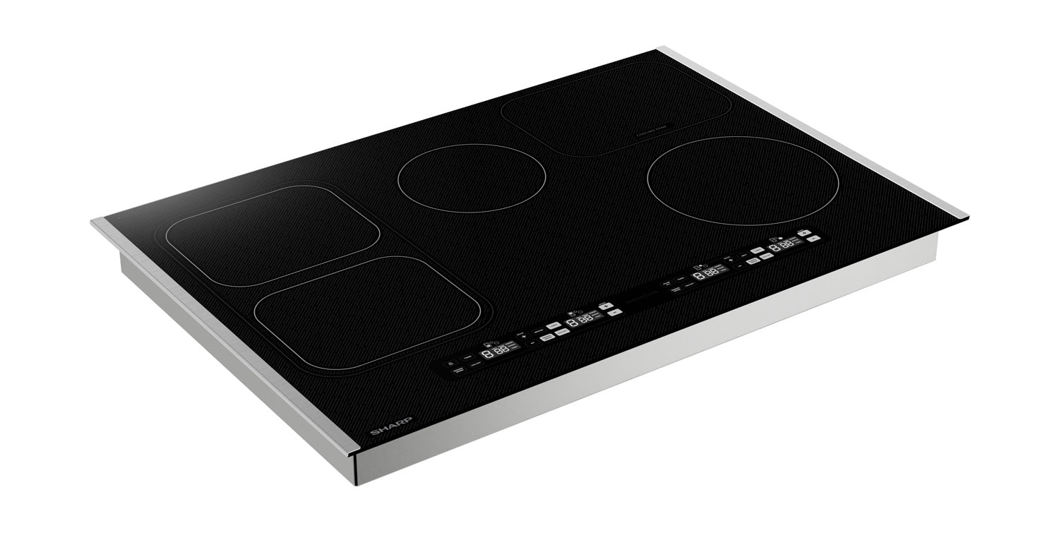 Sharp 30 in. Induction Cooktop with Side Accessories (SCH3043GB)