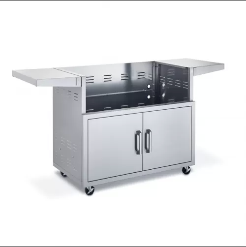 Cart Model Broilmaster 32-Inch 4-Burners Premium Natural Gas Grill in Stainless Steel (BSB324N)