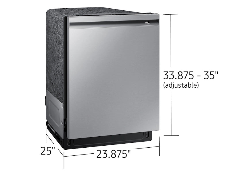 AutoRelease Smart 42dBA Dishwasher with StormWash+™ and Smart Dry in Black Stainless Steel