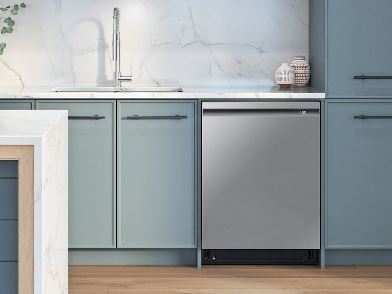AutoRelease Smart 42dBA Dishwasher with StormWash+™ and Smart Dry in Black Stainless Steel