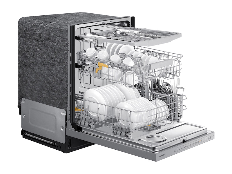 AutoRelease Smart 42dBA Dishwasher with StormWash+™ and Smart Dry in Black Stainless Steel