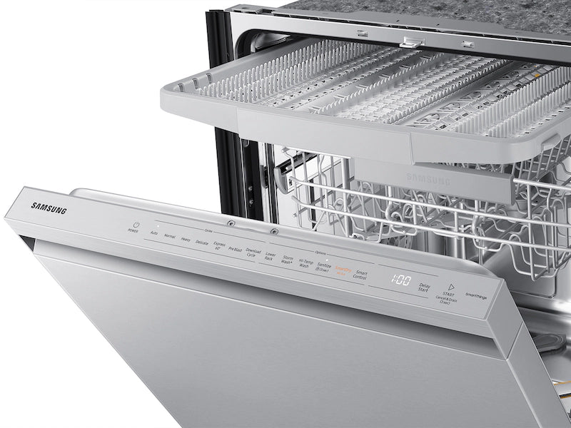 AutoRelease Smart 42dBA Dishwasher with StormWash+™ and Smart Dry in Black Stainless Steel