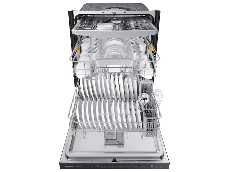 Bespoke AutoRelease Smart 46dBA Dishwasher with StormWash™ in White Glass