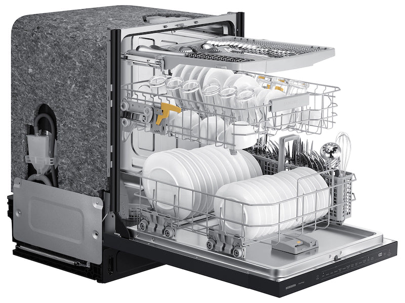 Bespoke AutoRelease Smart 46dBA Dishwasher with StormWash™ in White Glass