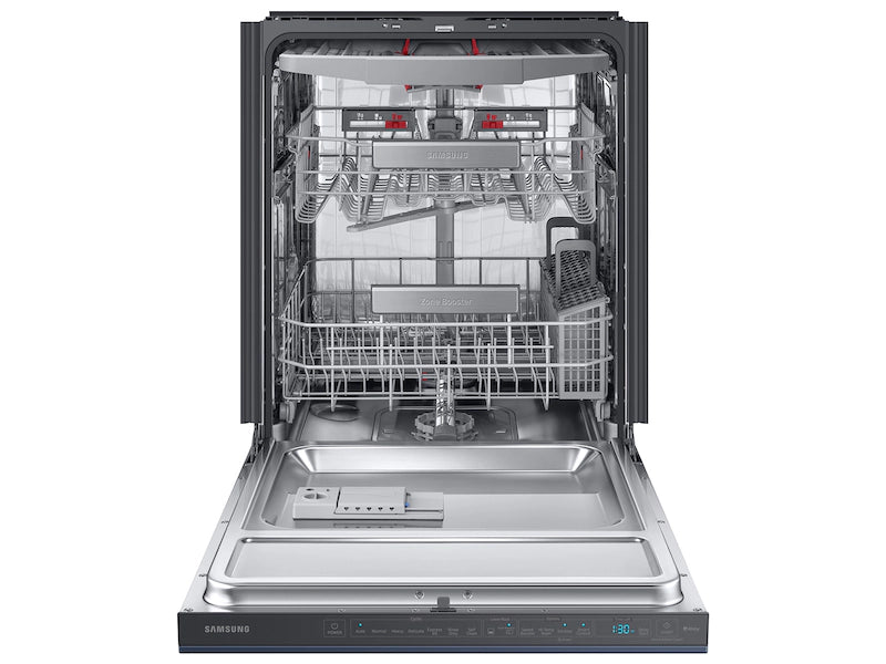 Bespoke AutoRelease 39dBA Dishwasher with Linear Wash in Fingerprint Resistant Navy Steel
