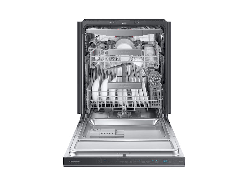 Bespoke AutoRelease 39dBA Dishwasher with Linear Wash in Fingerprint Resistant Navy Steel