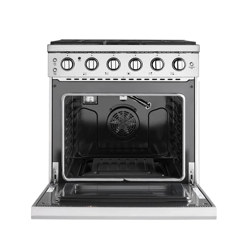 Empava 30 In. Pro-Style Slide-in Single Oven Gas Range