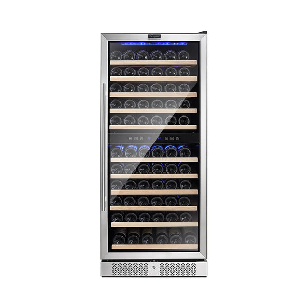 Empava 55" Tall Dual Zone 100 Bottle Wine Fridge