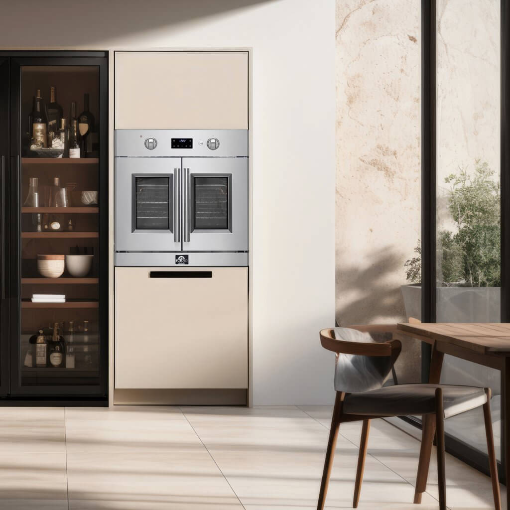 FORNO Asti 30-Inch Electric French Door Wall Oven