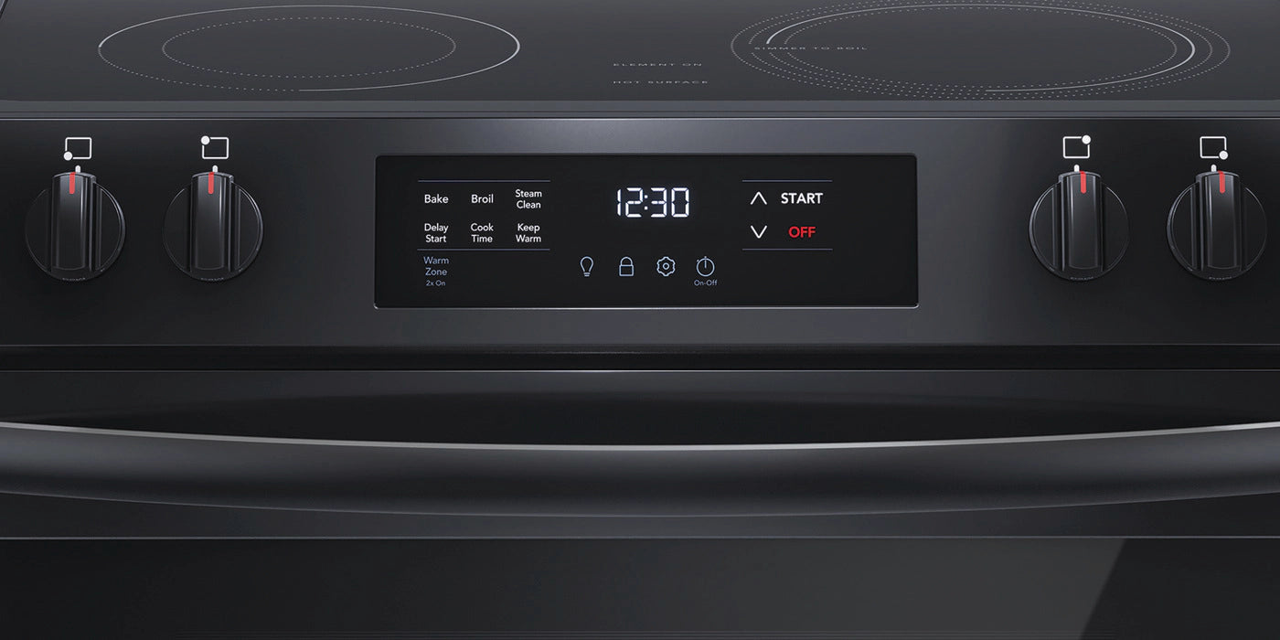 Frigidaire 30" Electric Range with Steam Clean