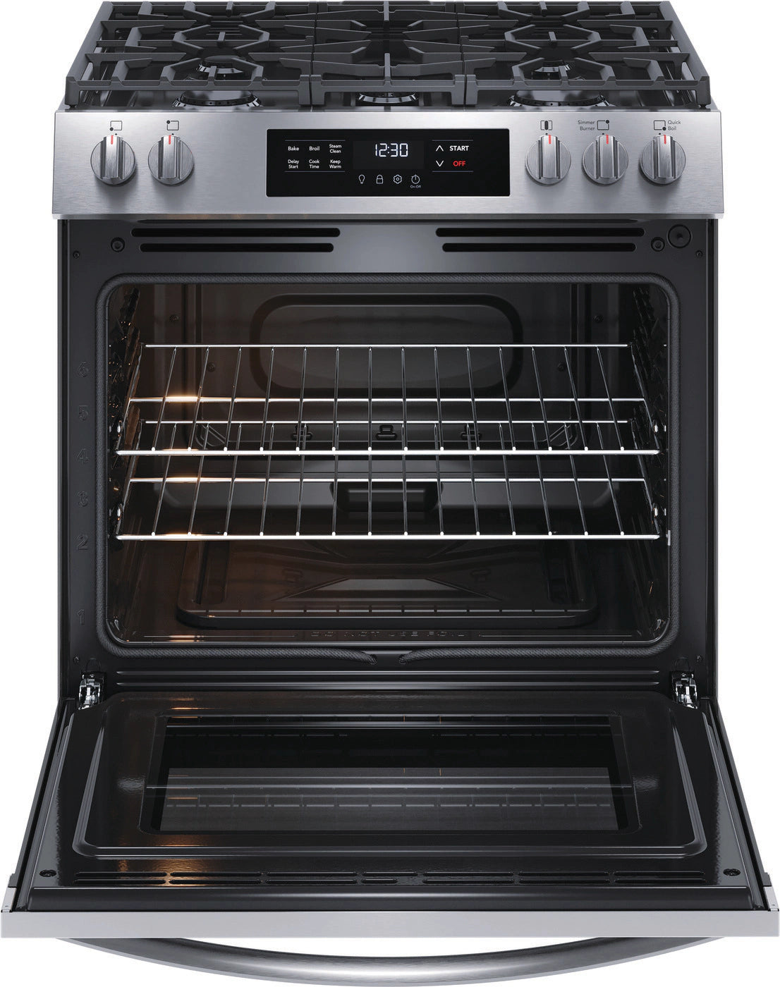 Frigidaire 30" Gas Range with Steam Clean