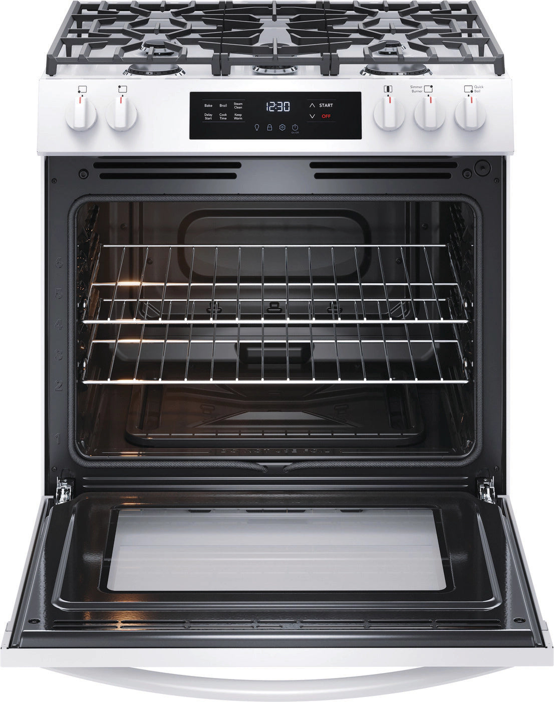 Frigidaire 30" Gas Range with Steam Clean